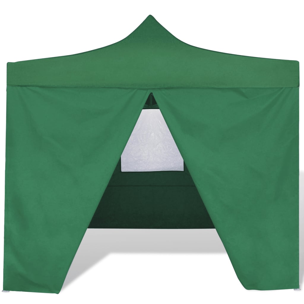 41468 green foldable tent 3 x 3 m with 4 walls