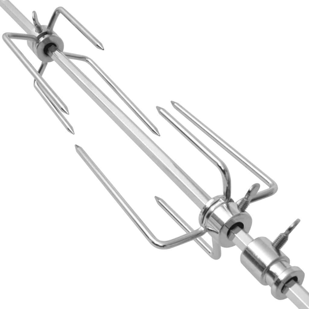 Rotisor cu motor profesional pentru grătar, oțel, 1000 mm