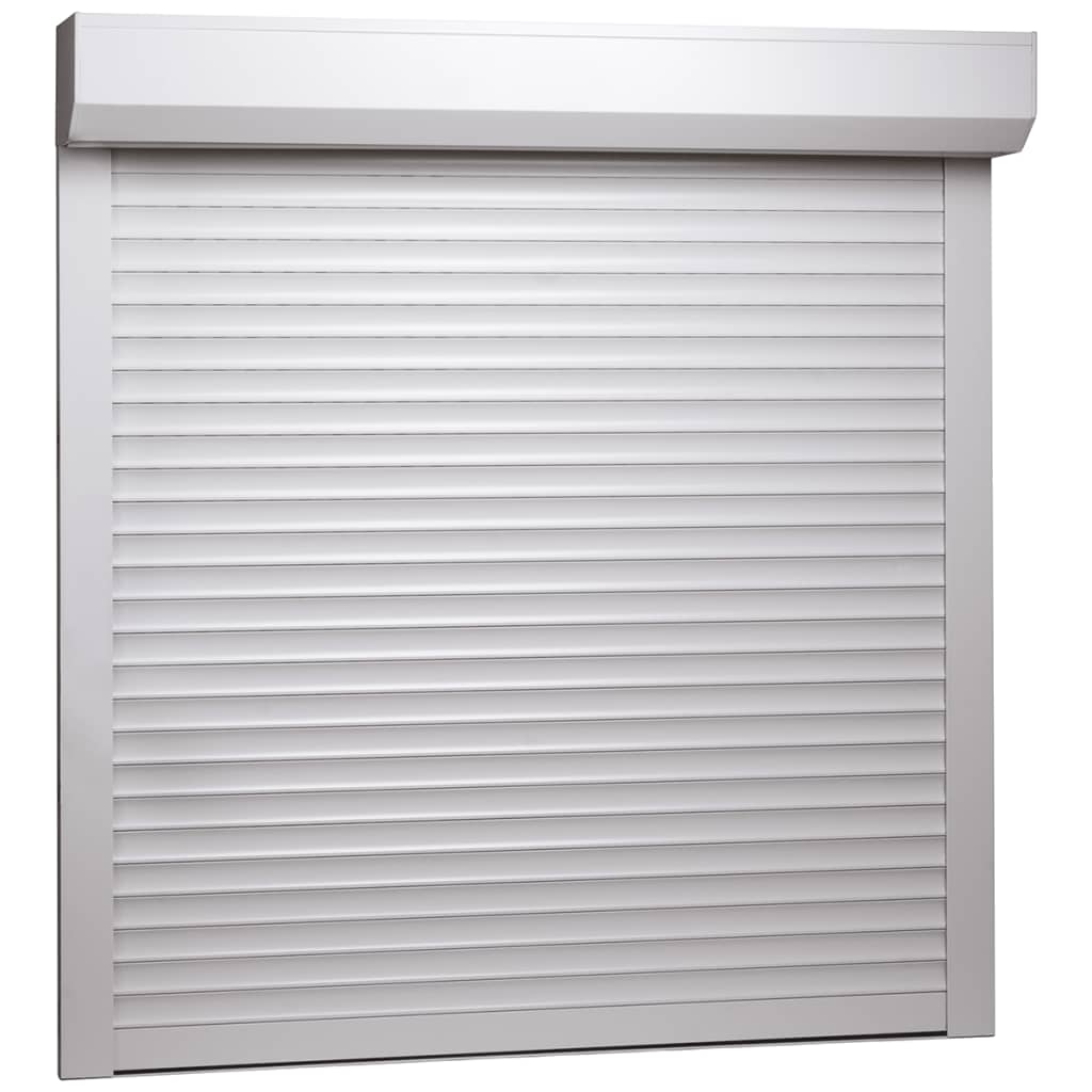 Oblon rulant, alb, 100 x 100 cm, aluminiu Oblon rulant, alb, 100 x 100 cm, aluminiu