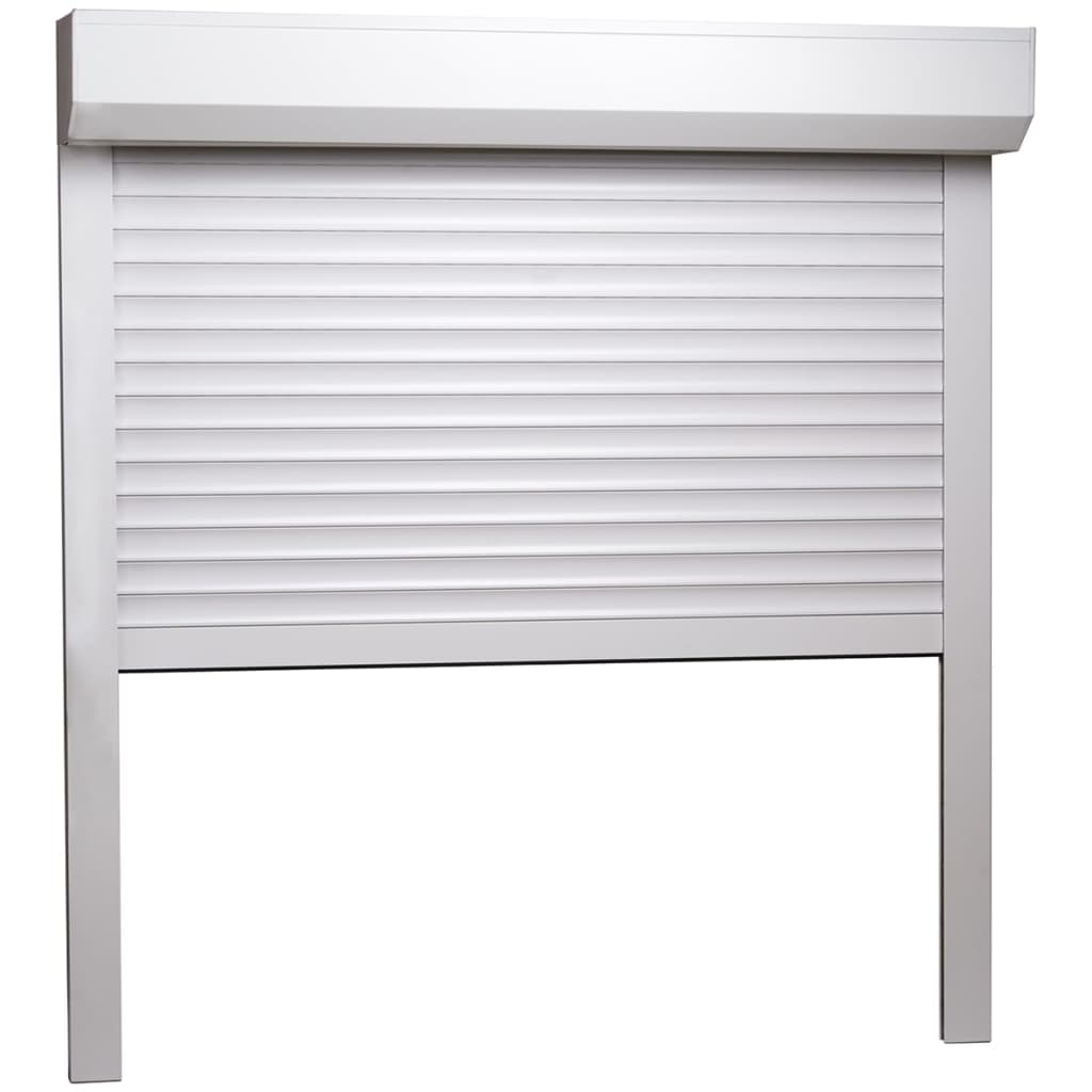 Oblon rulant, alb, 100 x 100 cm, aluminiu Oblon rulant, alb, 100 x 100 cm, aluminiu