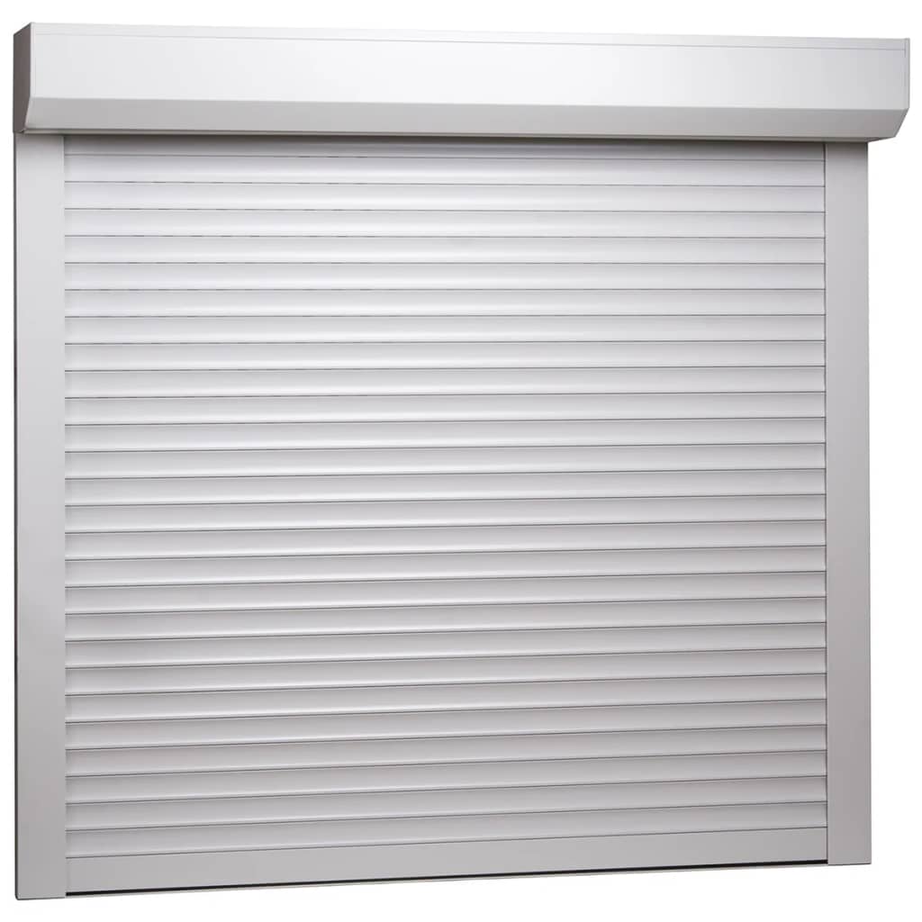 Oblon rulant, alb, 160 x 150 cm, aluminiu