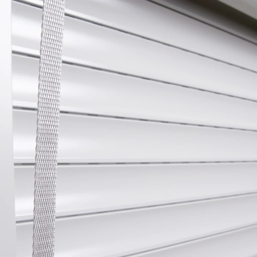 Oblon rulant, alb, 160 x 150 cm, aluminiu
