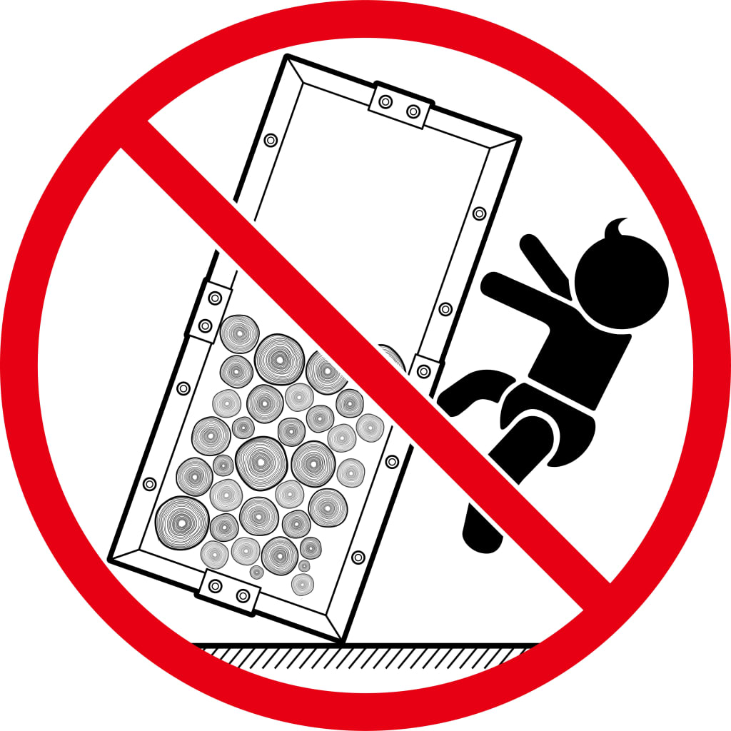 Rastel lemne de foc, cu postament, negru, 37x37x113 cm, oțel