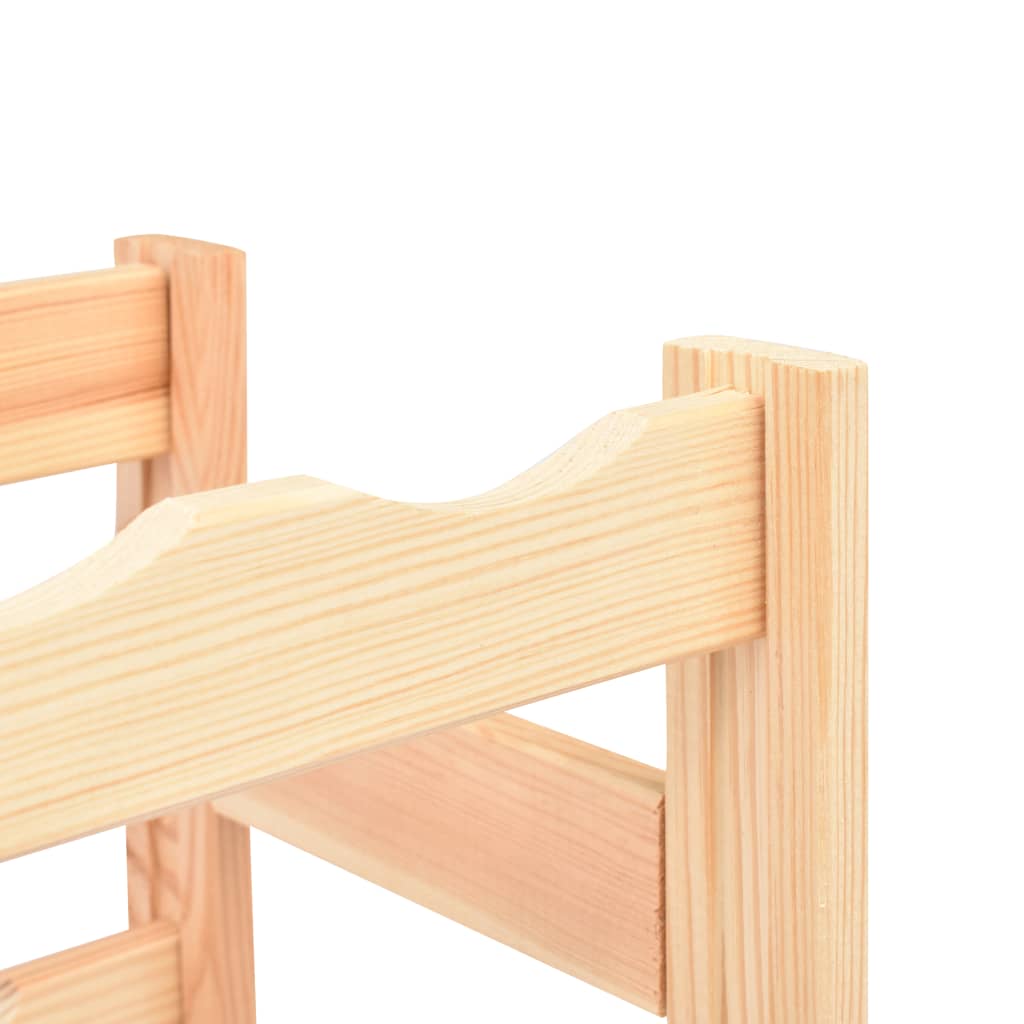 Suport de vin pentru 20 de sticle, lemn de pin