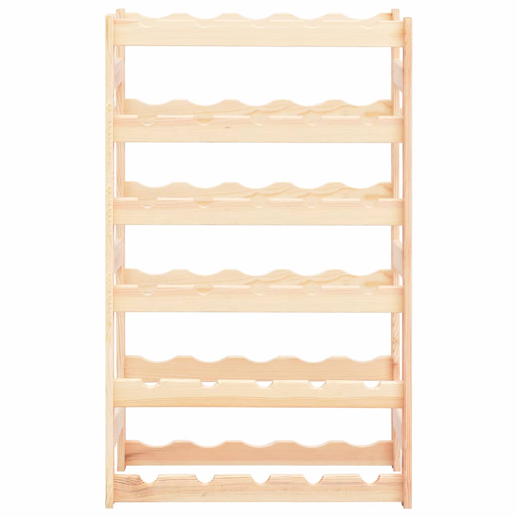 Suport de vin pentru 30 de sticle, lemn de pin