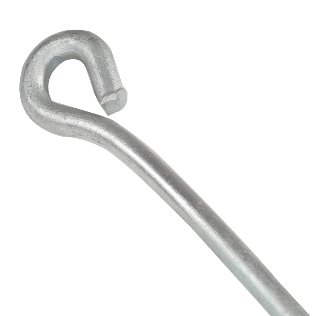 Ancore de sol, 4 buc., 10 x 60 cm, metal galvanizat Ancore de sol, 4 buc., 10 x 60 cm, metal galvanizat
