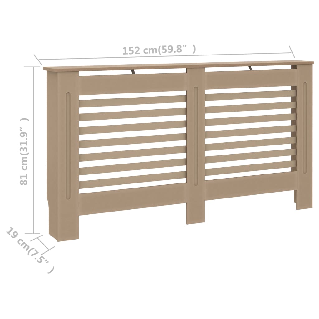 Mască pentru calorifer, 152 x 19 x 81,5 cm, mdf Mască pentru calorifer, 152 x 19 x 81,5 cm, mdf