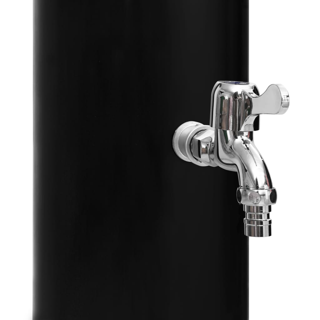 Duș solar de exterior cu cap de duș și robinet, 40 l