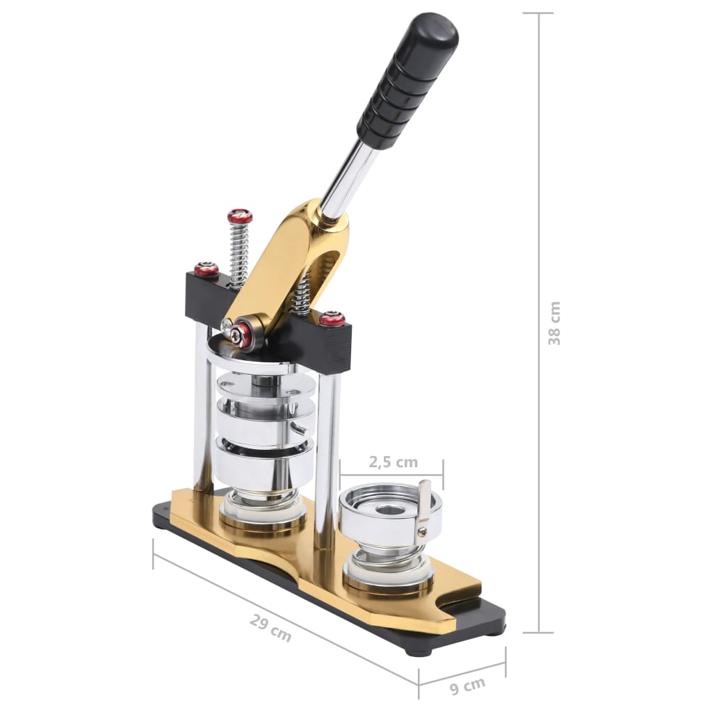 Presă fabricat insigne tăietor circular, ștanță rotativă, 25 mm