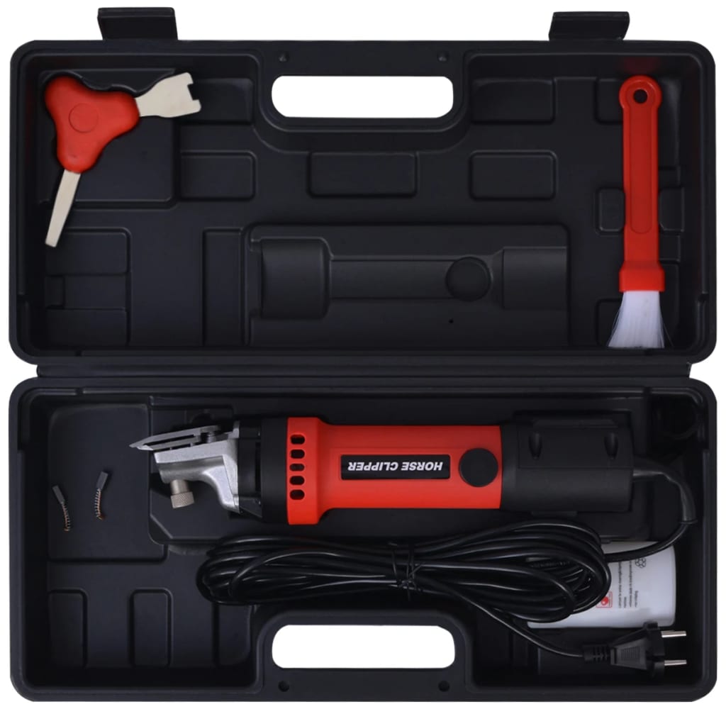 Set mașină de tuns cai, 6 piese, 550 w