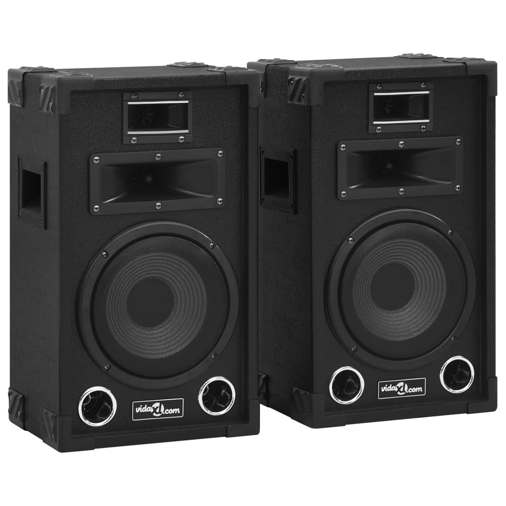 Boxe hifi de scenă pasive profesionale, 2 buc., negru, 800 w
