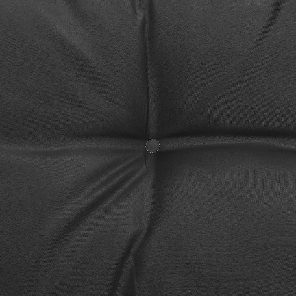 Taburet de grădină cu pernă, gri, lemn masiv de pin Taburet de grădină cu pernă, gri, lemn masiv de pin