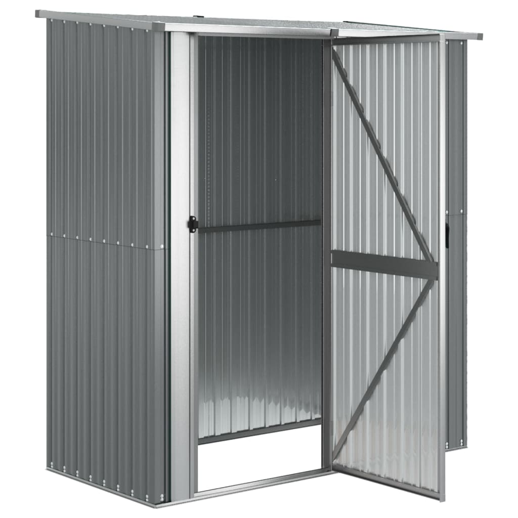 Magazie de grădină, gri, 180,5x97x209,5 cm, oțel galvanizat