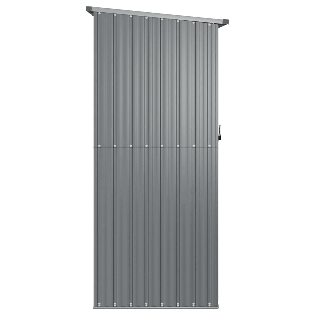Magazie de grădină, gri, 180,5x97x209,5 cm, oțel galvanizat