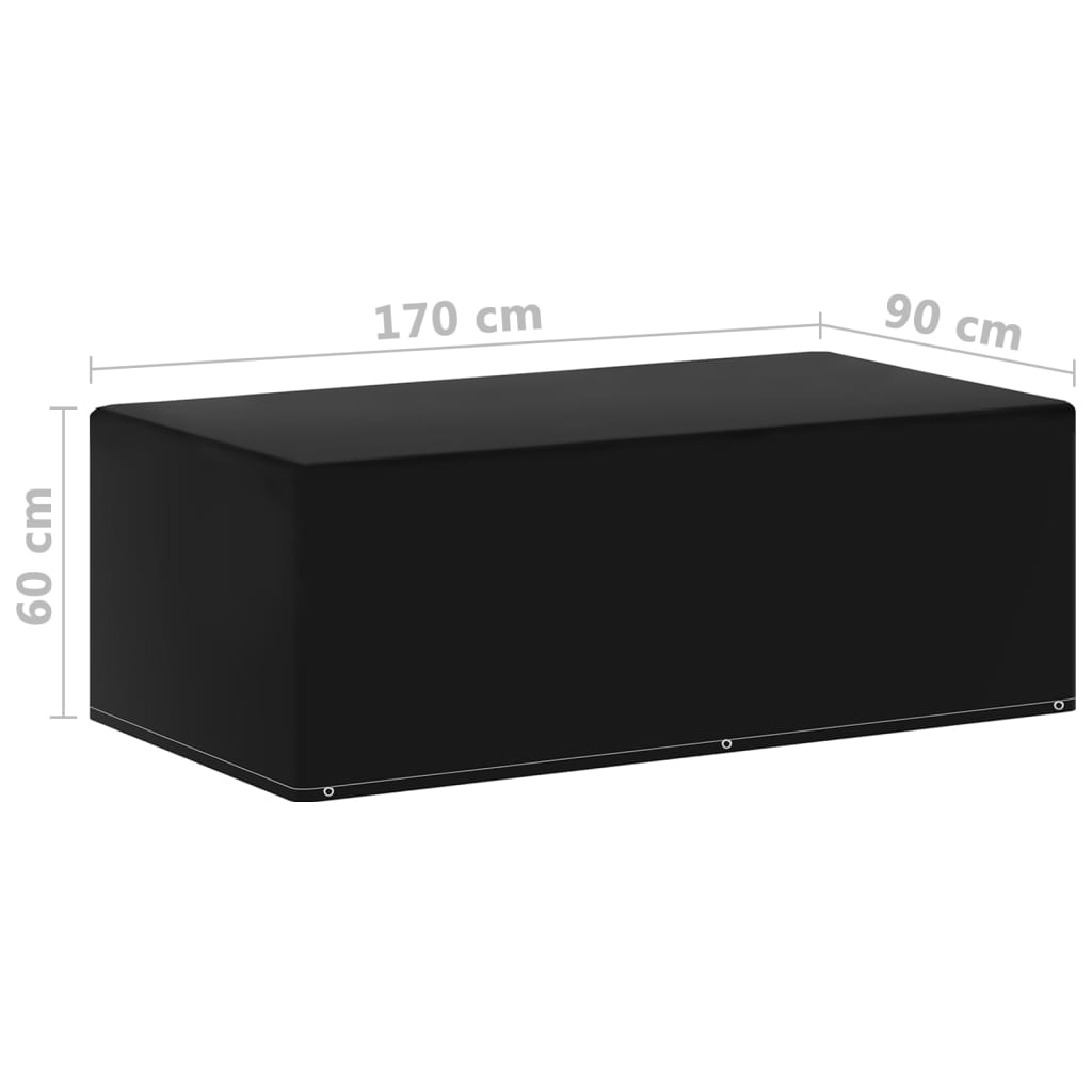 Huse mobilier grădină 2 buc pentru grătar 6 ocheți 170x90x60 cm