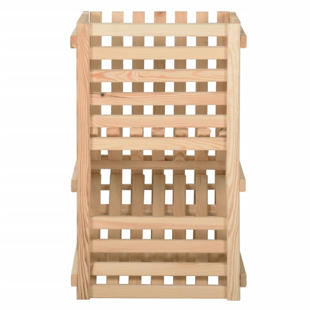 Cutie de cartofi, 50x50x80 cm, lemn masiv de pin