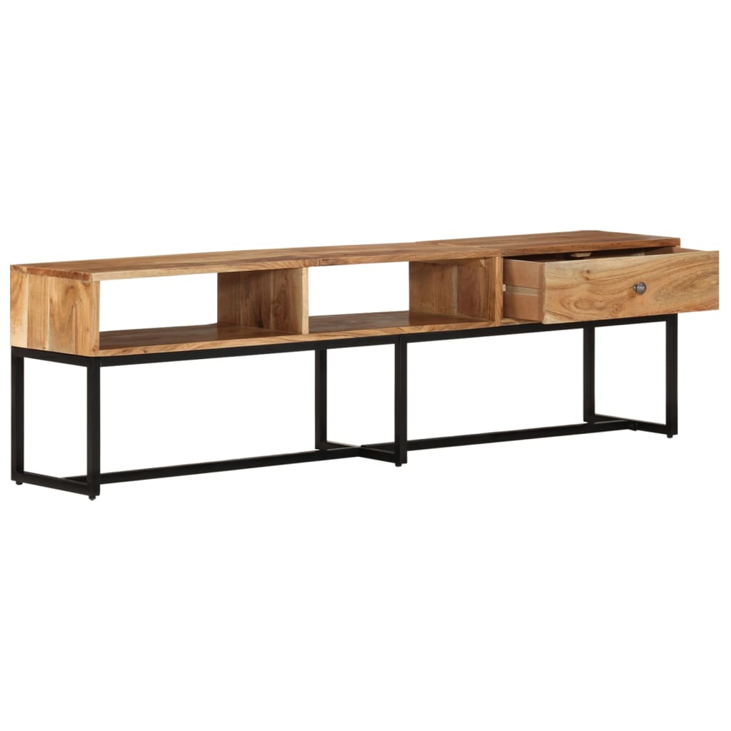 Comodă tv, 160x30x45 cm, lemn masiv de acacia