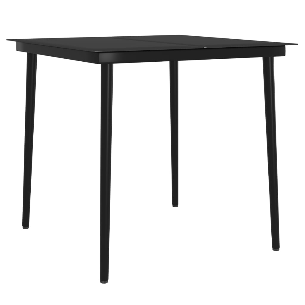 Set mobilier de grădină, cu perne, 3 piese, maro și negru