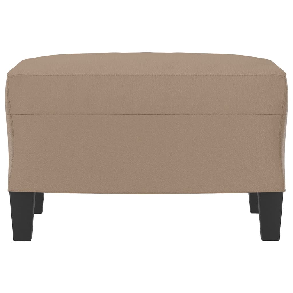 Taburet, cappuccino, 60x50x41 cm, piele ecologică