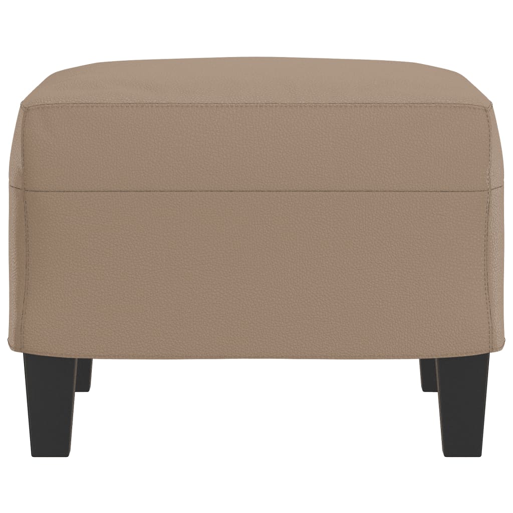 Taburet, cappuccino, 60x50x41 cm, piele ecologică