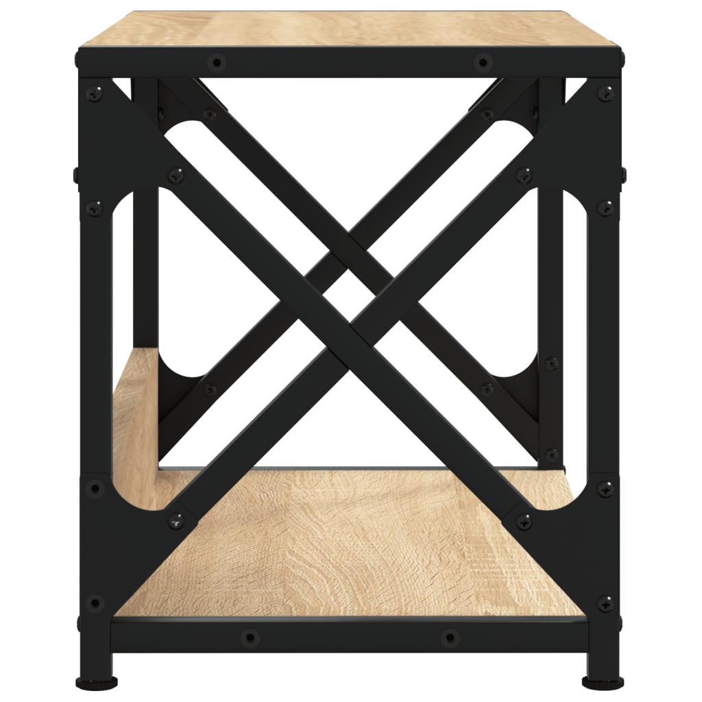 Suport imprimantă 2 niveluri stejar sonoma 44x26x31,5 cm lemn