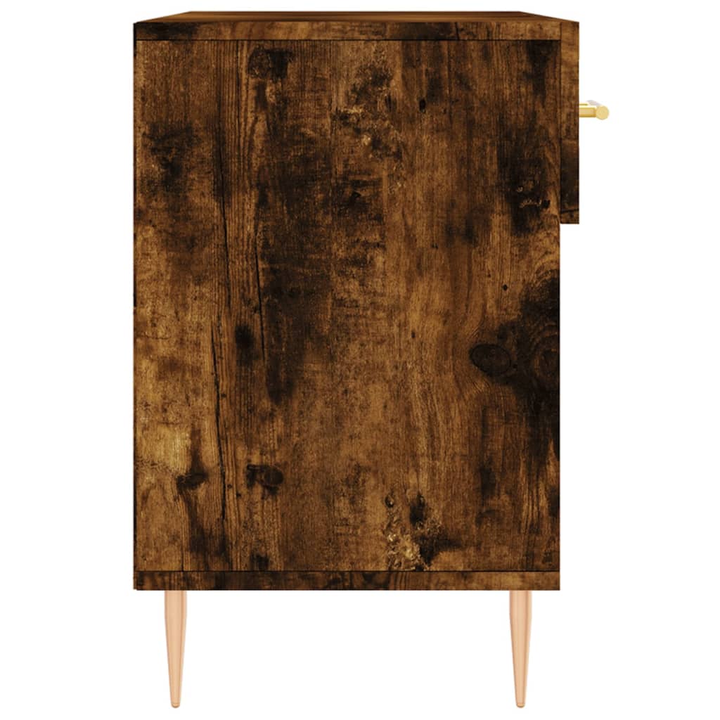 Bancă de pantofi, stejar fumuriu, 102x35x55 cm, lemn prelucrat Bancă de pantofi, stejar fumuriu, 102x35x55 cm, lemn prelucrat