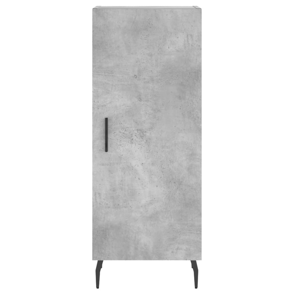 Dulap înalt, gri beton, 34,5x34x180 cm, lemn prelucrat Dulap înalt, gri beton, 34,5x34x180 cm, lemn prelucrat