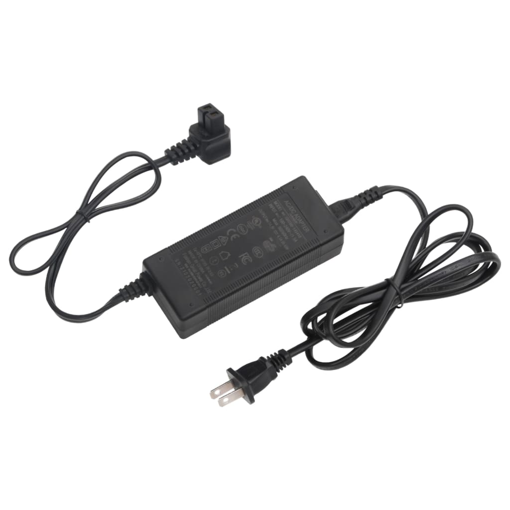 Ladă frigorifică cu roată și adaptor, 36 l, negru&gri, pp & pe