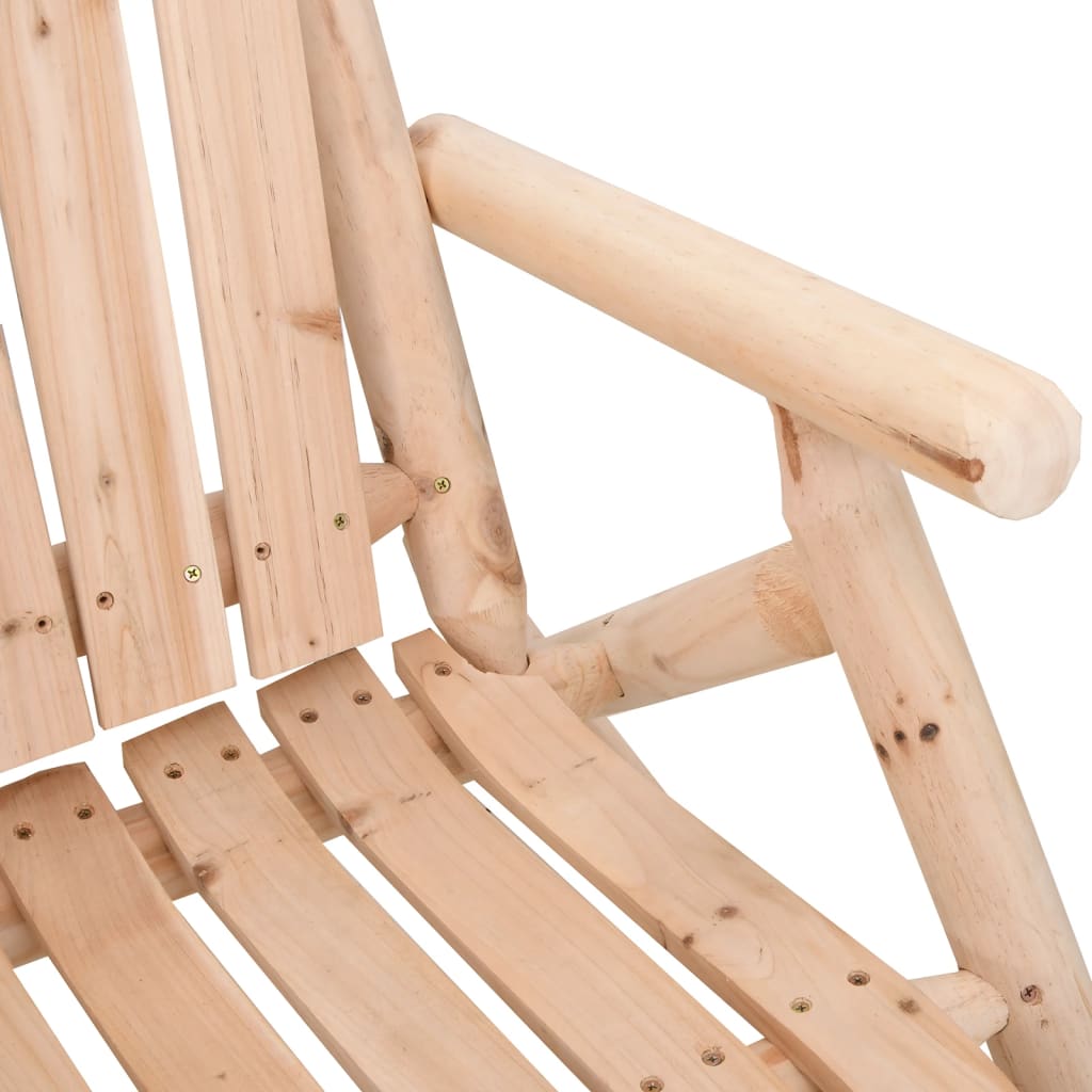 Bancă balansoar cu 2 locuri, 123x96x102 cm, lemn masiv molid