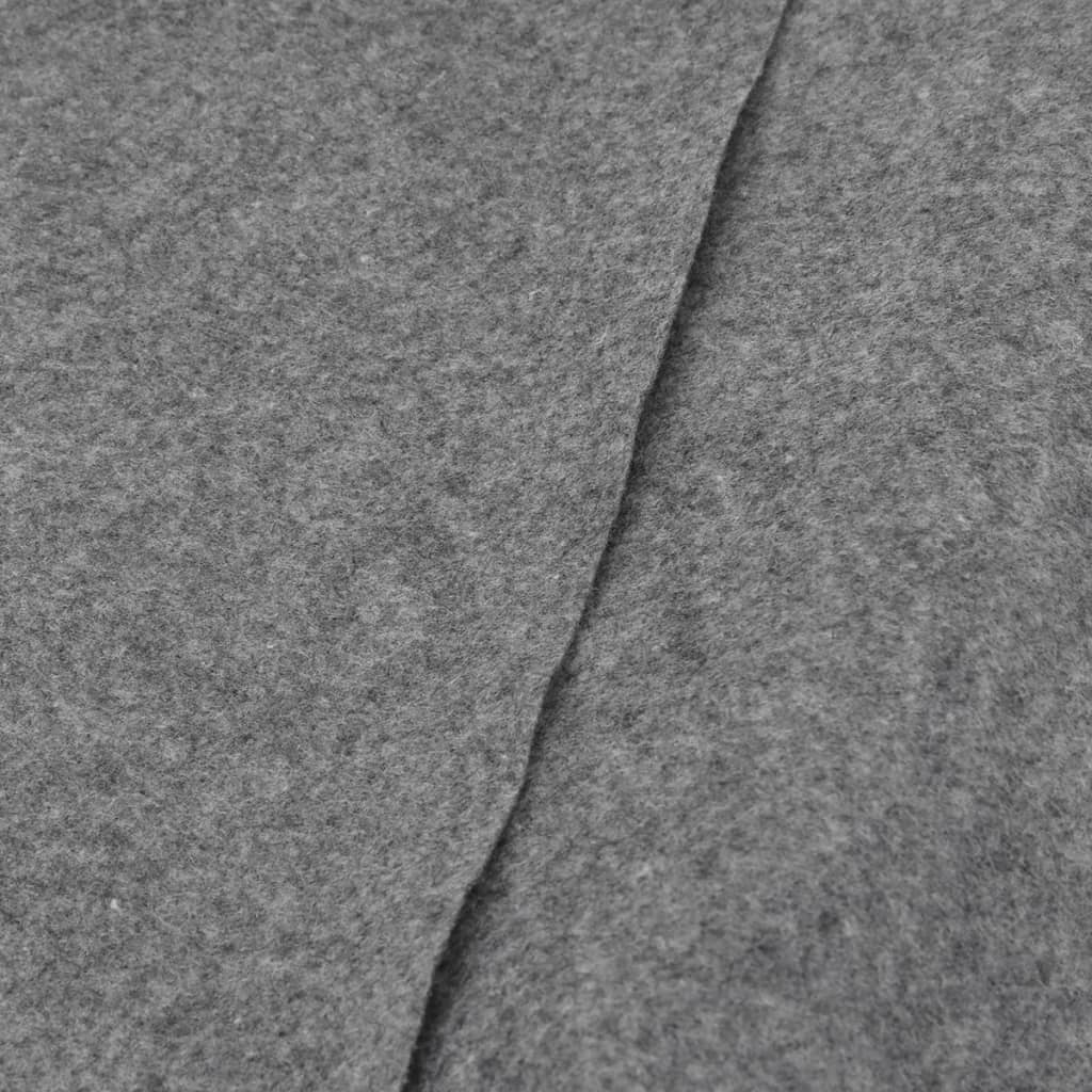 Acoperire geotextil piscină, gri deschis, ø550 cm, poliester Acoperire geotextil piscină, gri deschis, ø550 cm, poliester