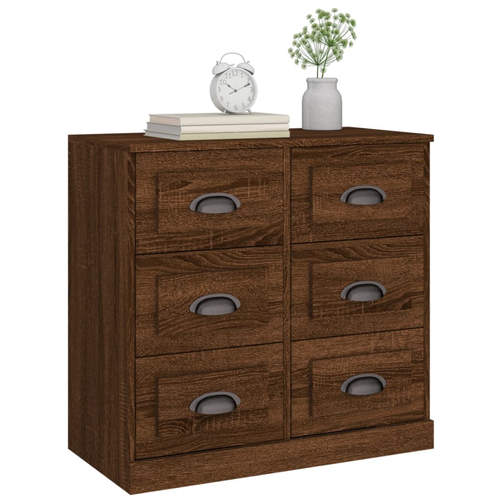 Servantă, stejar maro, 70x35,5x67,5 cm, lemn prelucrat Servantă, stejar maro, 70x35,5x67,5 cm, lemn prelucrat