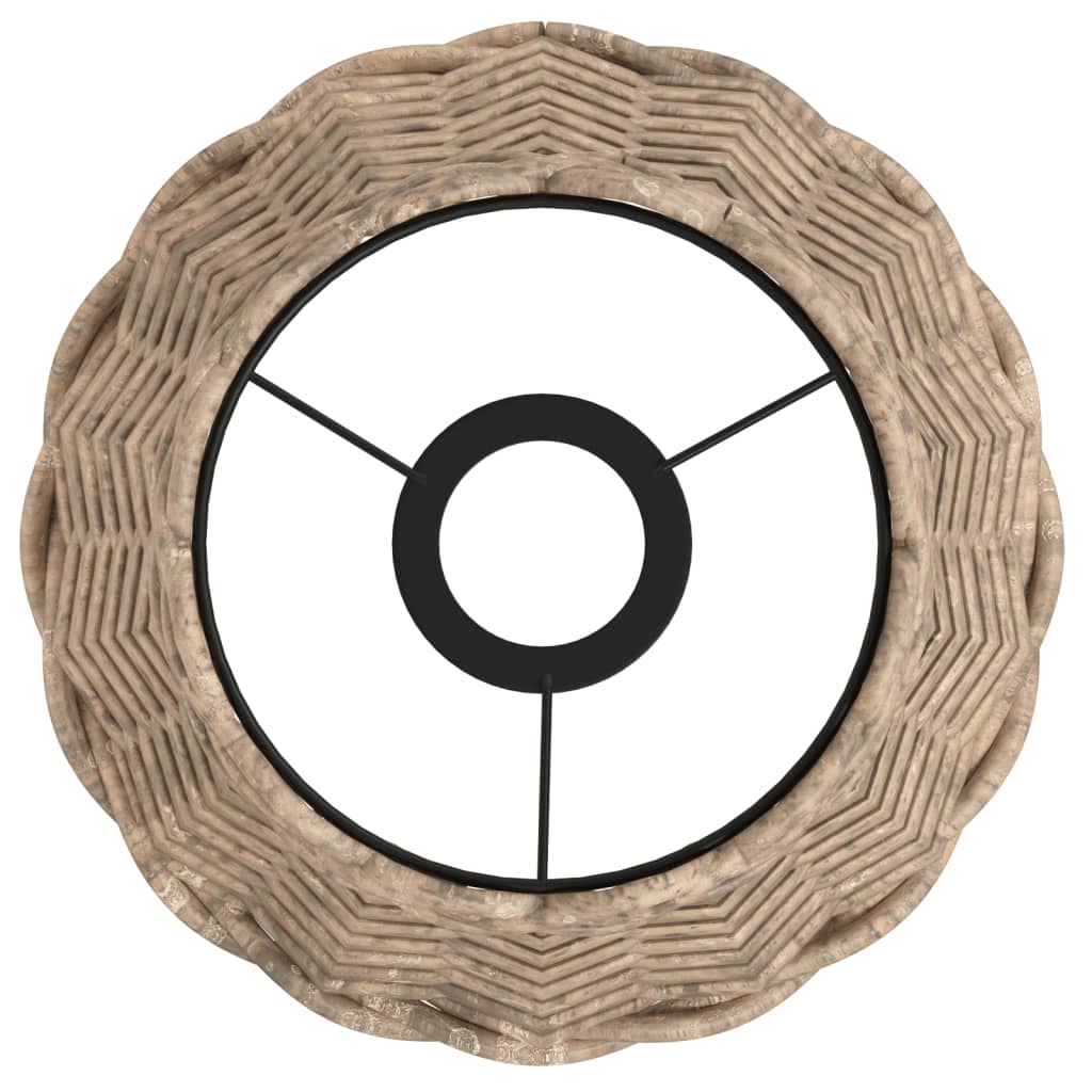 Abajur de veioză maro ø20x15 cm răchită