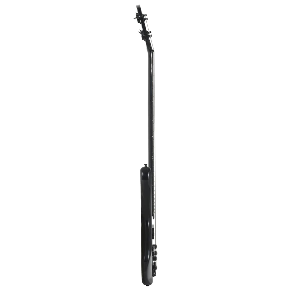 Chitara bass electrică începători, cu husă, negru, 4/4 46"