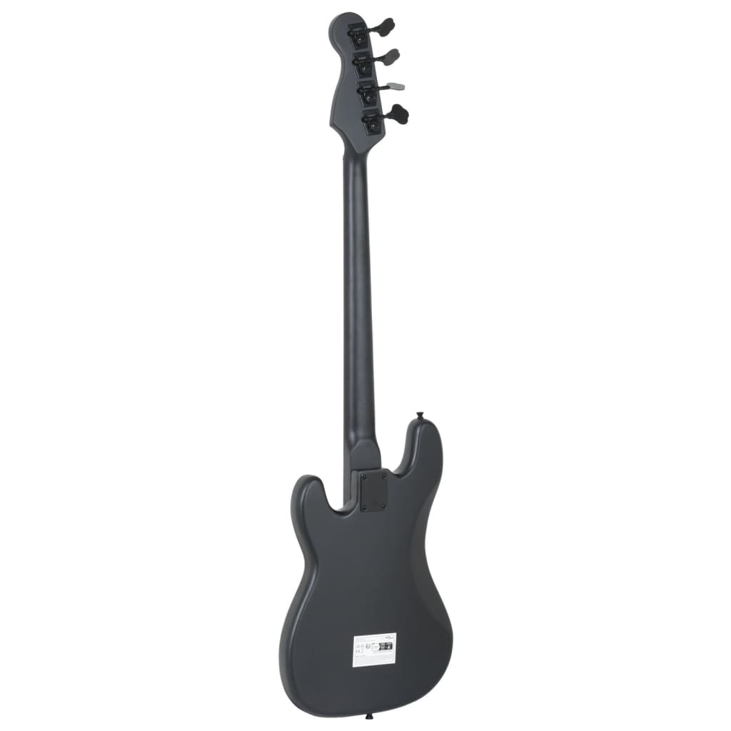 Chitara bass electrică începători, cu husă, negru, 4/4 46"