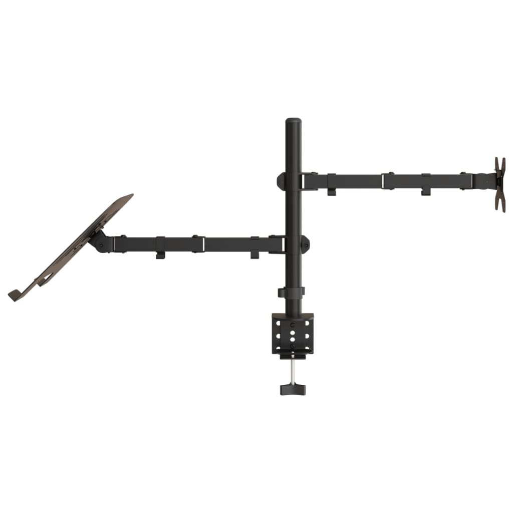 Suport de perete pentru monitor vesa 75/100 mm, negru, oțel