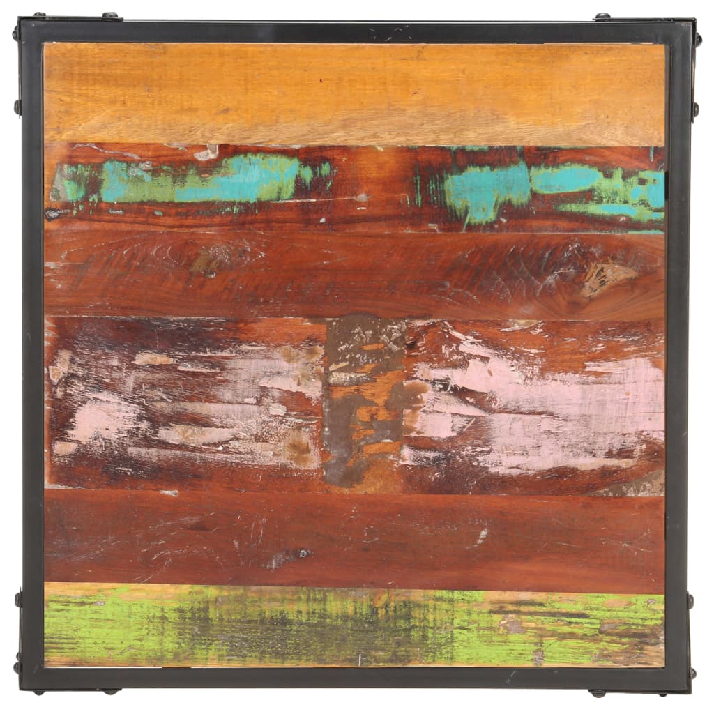 Măsuță de cafea, 60 x 60 x 35 cm, lemn masiv reciclat